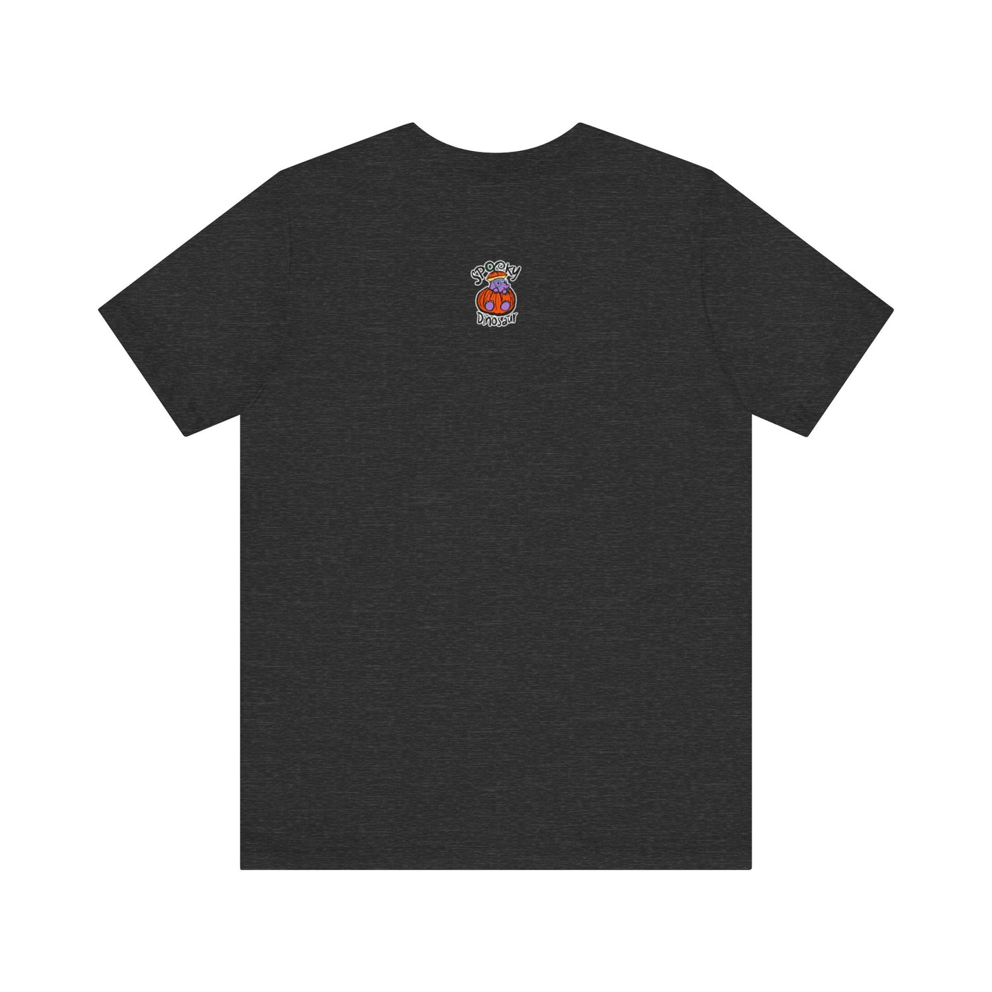 Crew Neck T Shirt | Crew Short Sleeve Shirts | Spooky Dinosaur