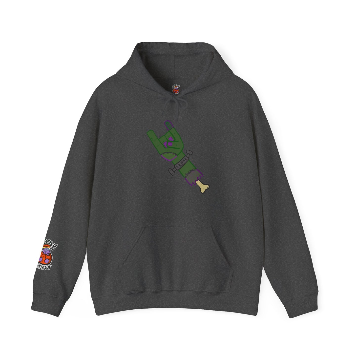 "Monster of Rock" Spooky Dino Original - Unisex Heavy Blend™ Hooded Sweatshirt
