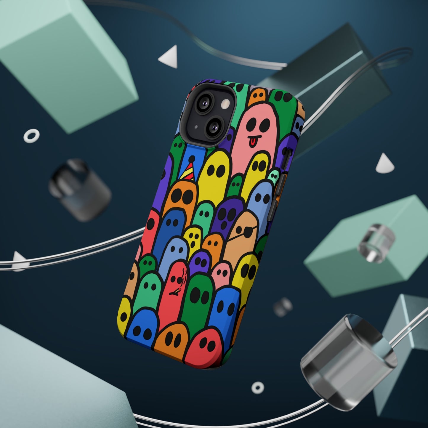 "All The Ghosties" Spooky Dino Original - MagSafe Tough Cases