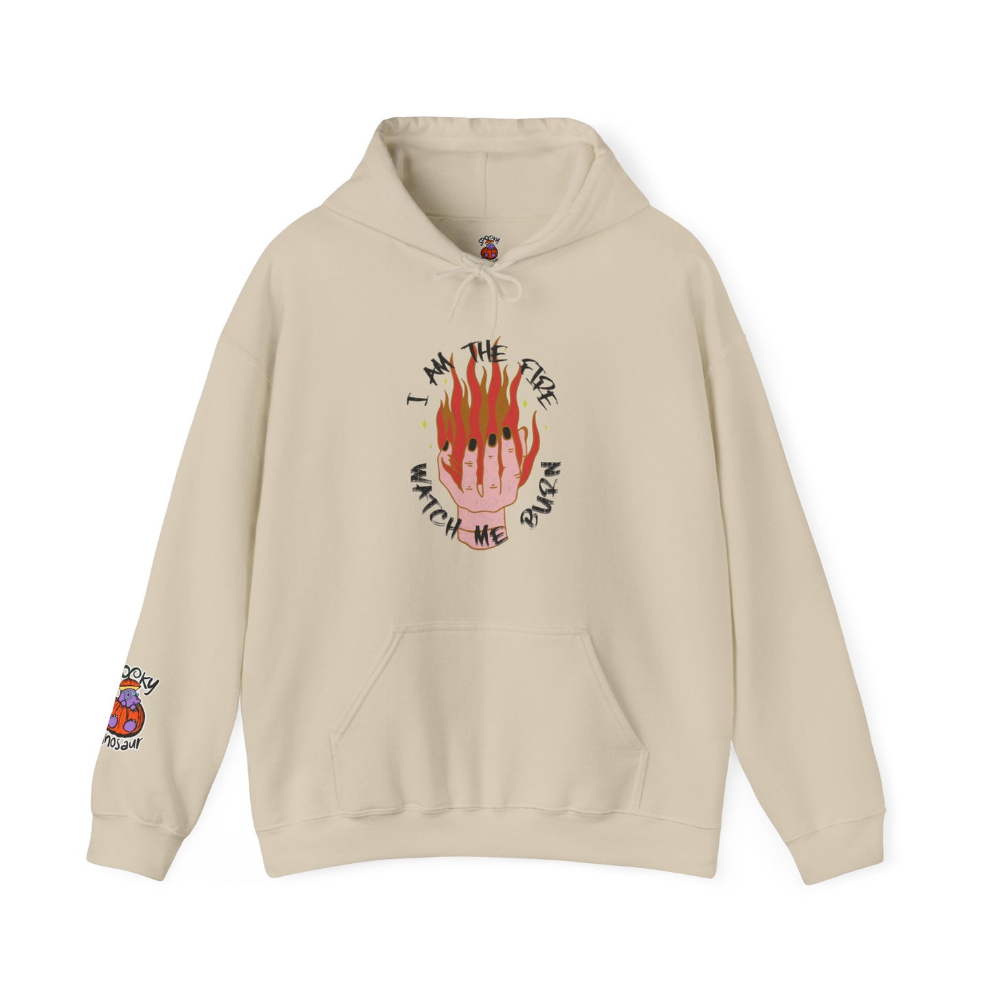 Unisex Blend Hoodie | Long Sleeve Hoodie | Spooky Dinosaur