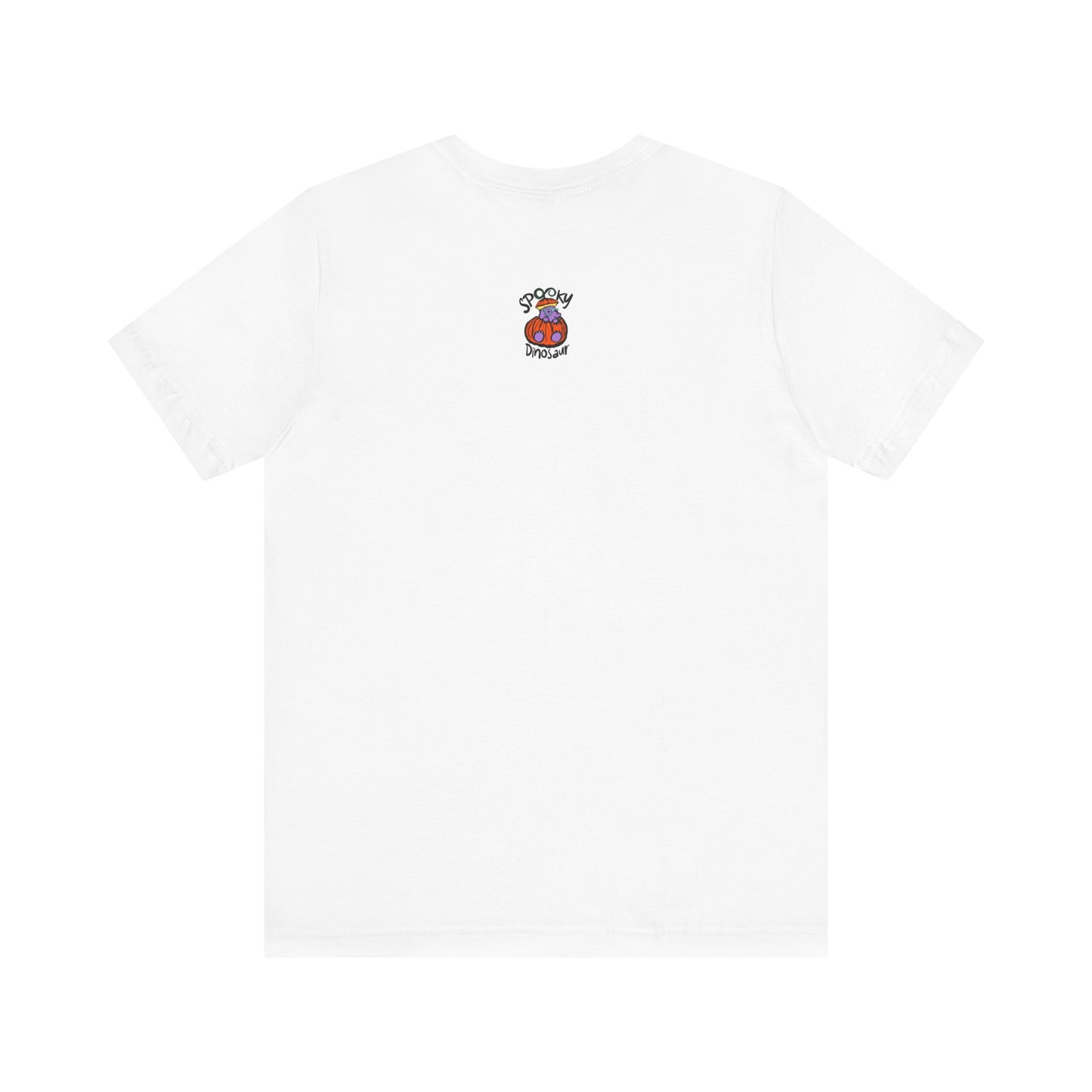 Crew Neck T Shirt | Crew Short Sleeve Shirts | Spooky Dinosaur