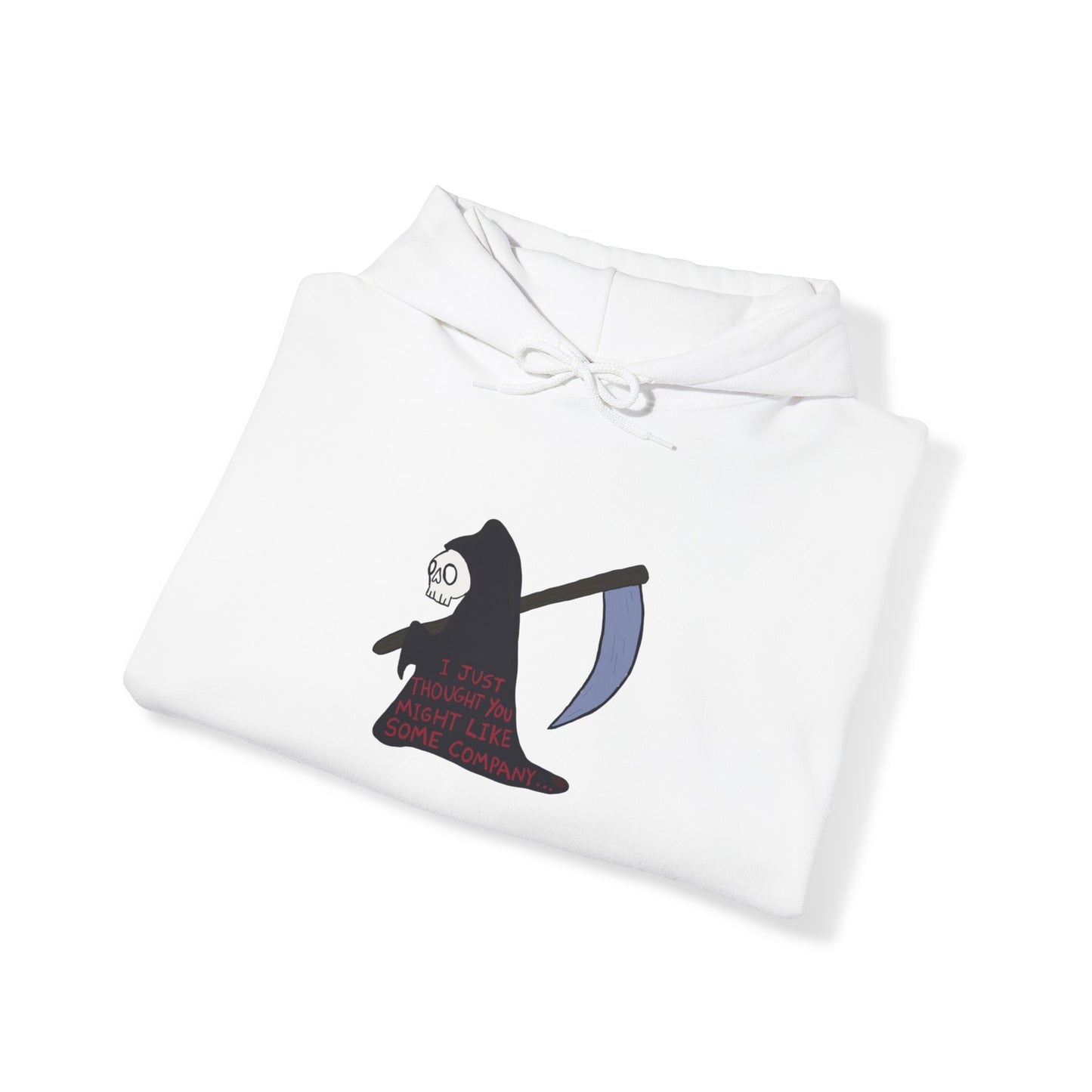 "The Lonely Reaper" Spooky Dino Original - Unisex Heavy Blend™ Hooded Sweatshirt