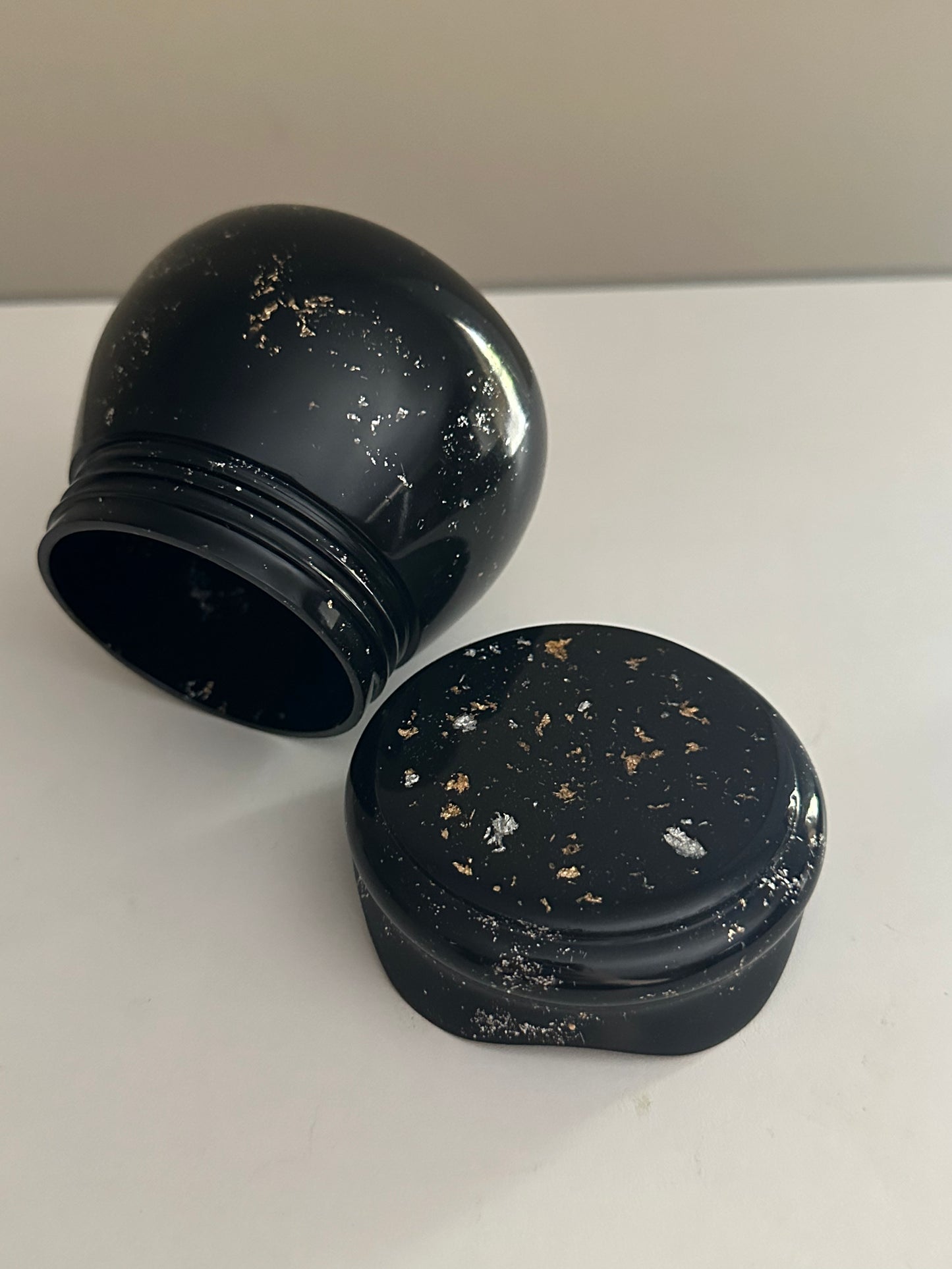 Black/Gold/Silver Jar