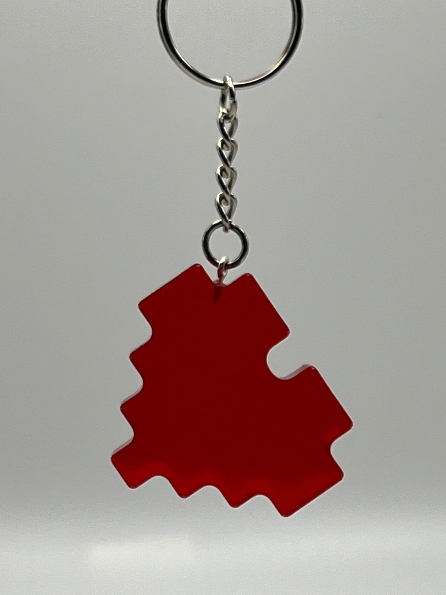 8-bit Heart Keychain