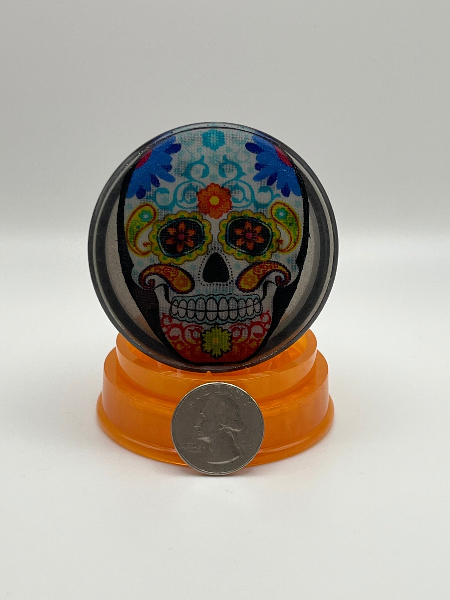 Sugar Skull Herb Grinder