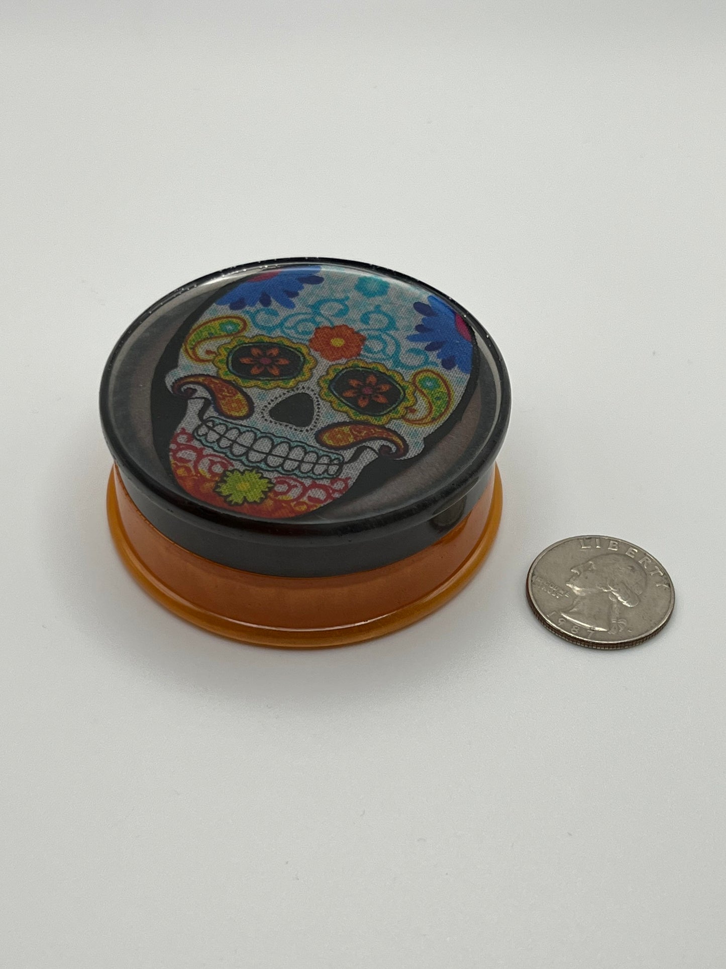 Sugar Skull Herb Grinder