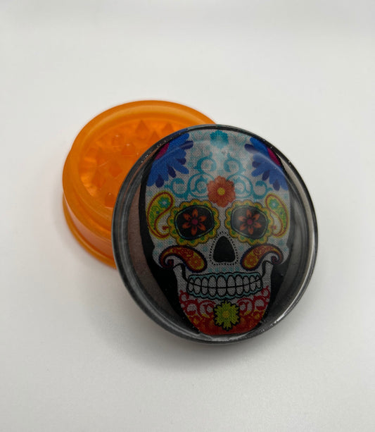 Sugar Skull Herb Grinder