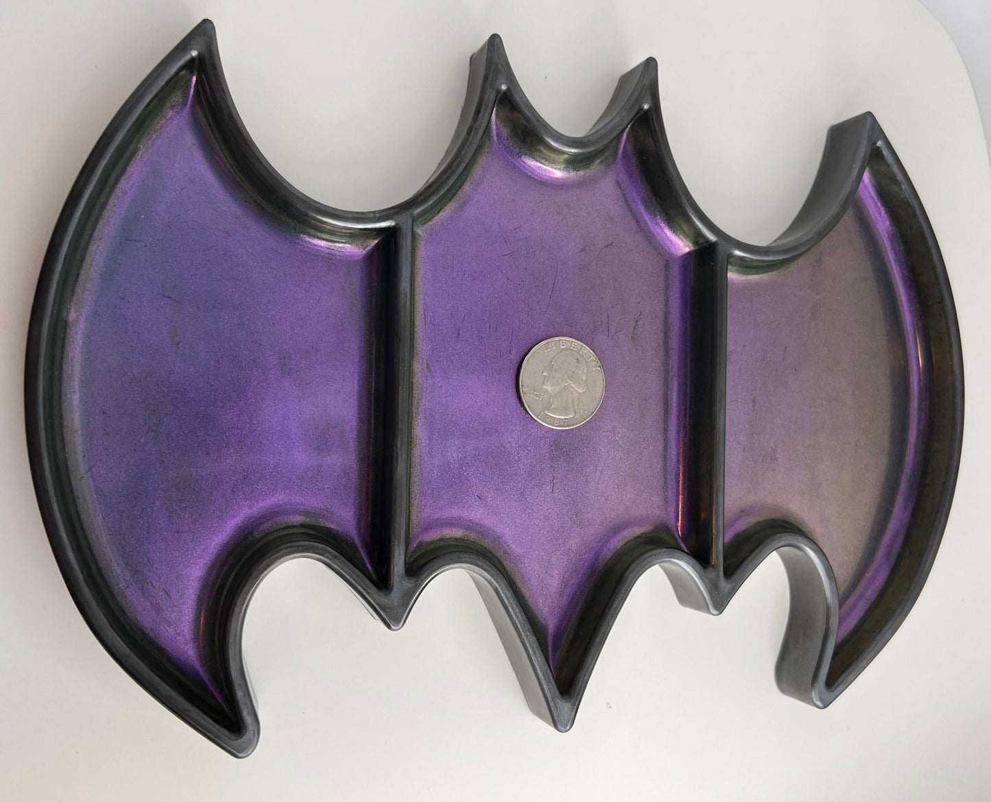 Iridescent Purple Bat Tray