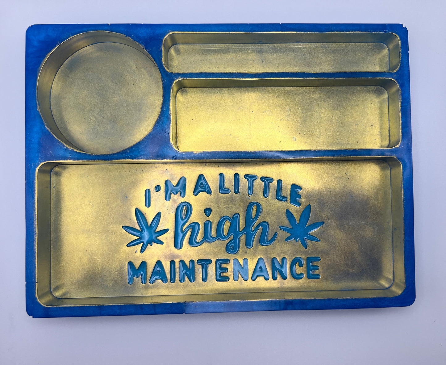 Blue High Maintenance Tray