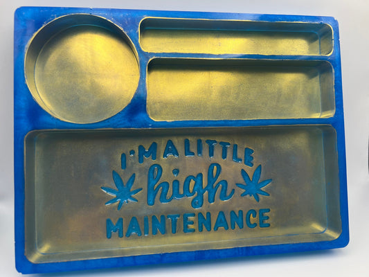 Blue High Maintenance Tray