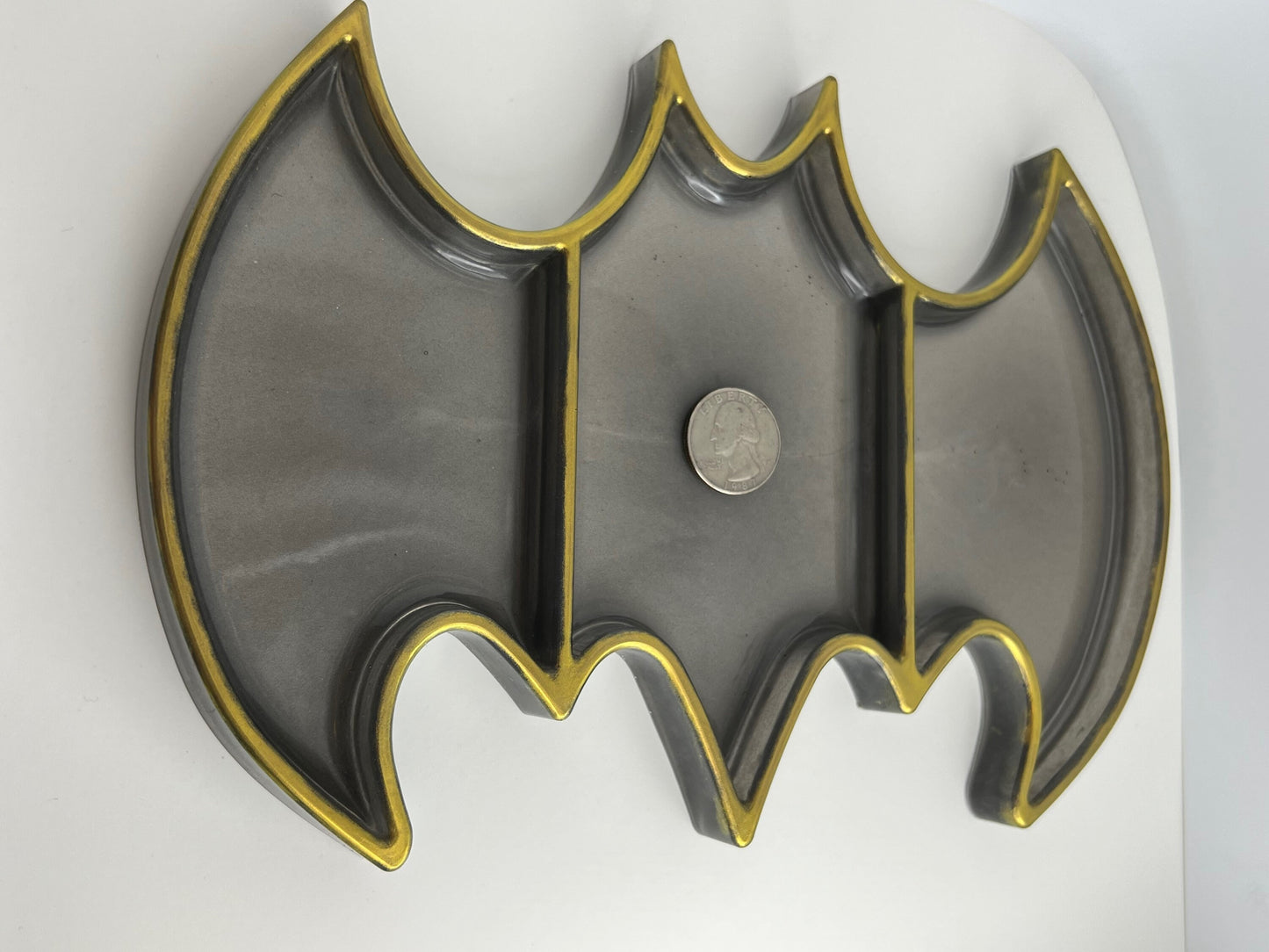 Black and Gold Bat Tray