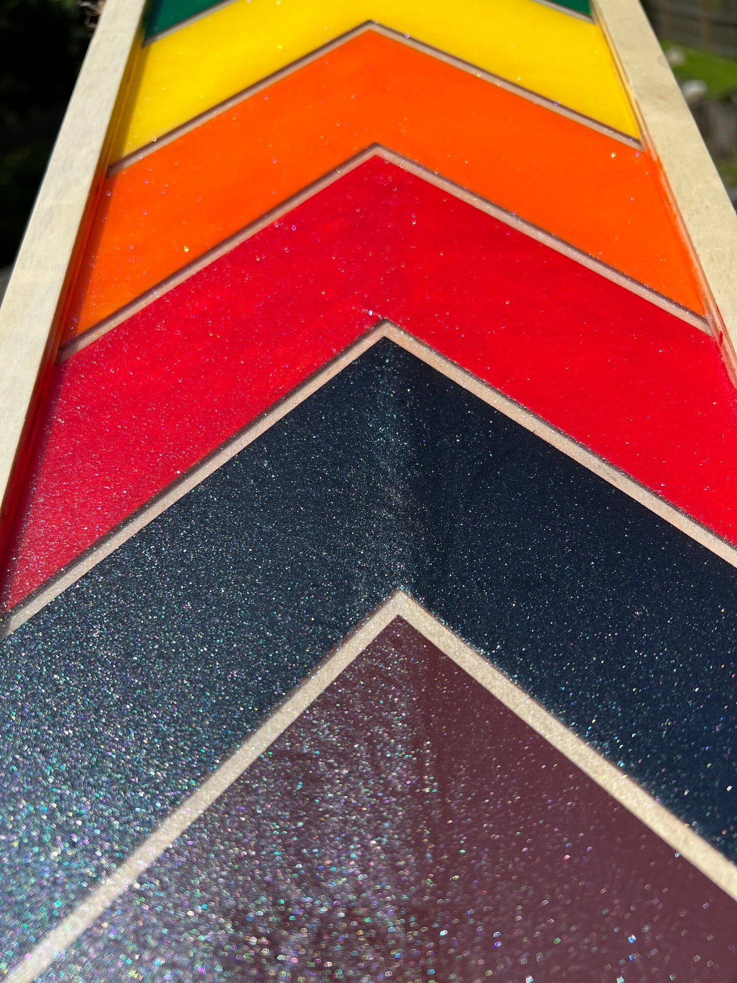 Pride Rainbow Chevron Wall Hanging