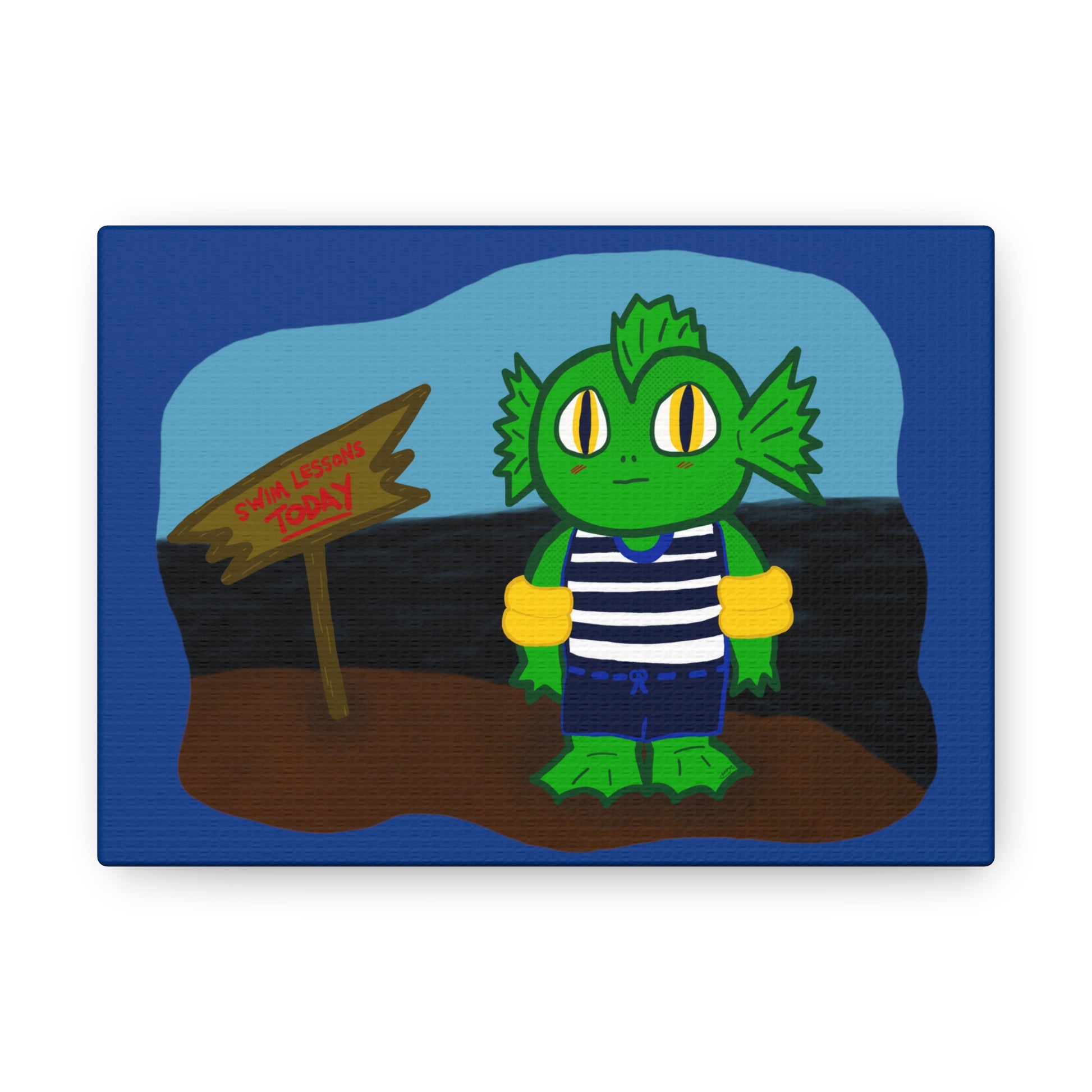 Canvas Decor Painting | Dino Wall Painting | Spooky Dinosaur