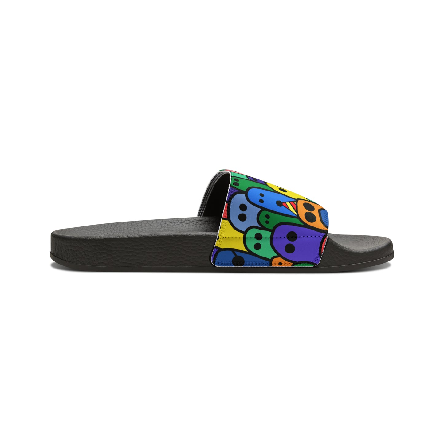 Women's Slide Sandals | Custom Slides Sandals | Spooky Dinosaur