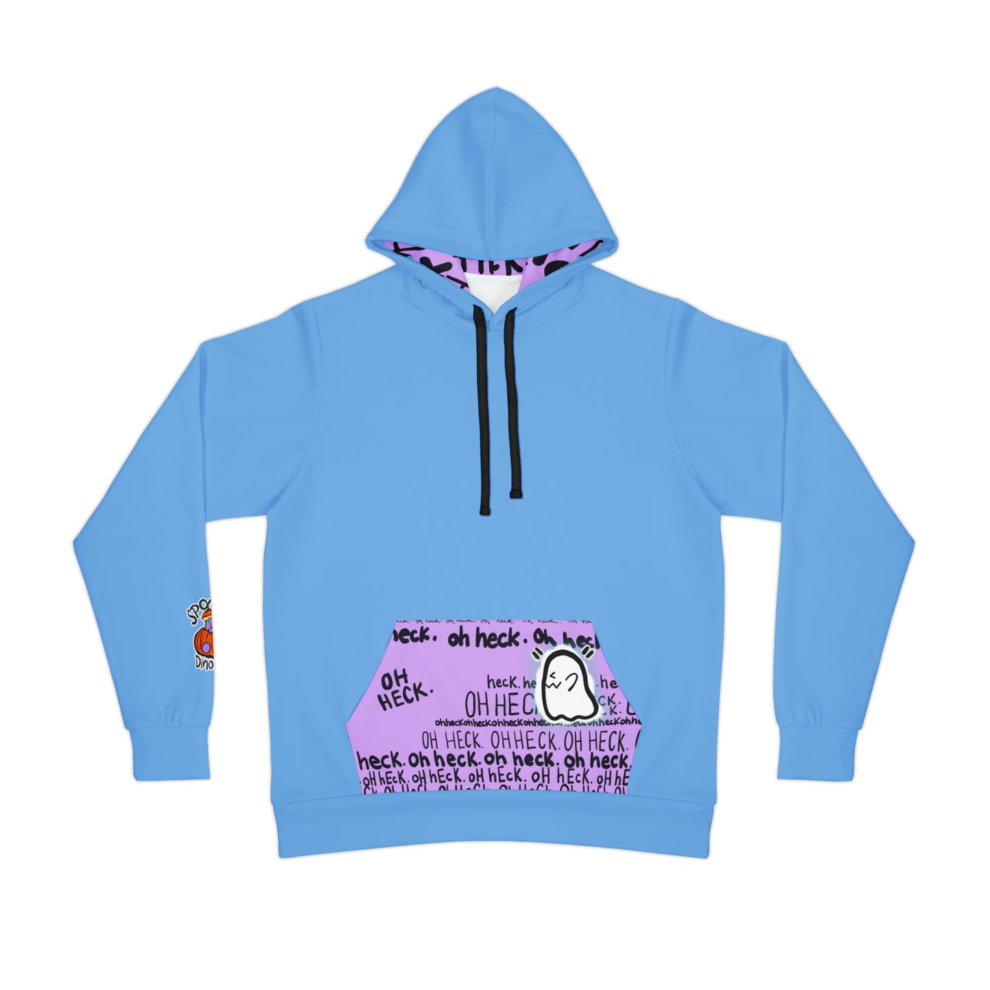 Russell Athletic Hoodie | Unisex Athletic Hoodies | Spooky Dinosaur