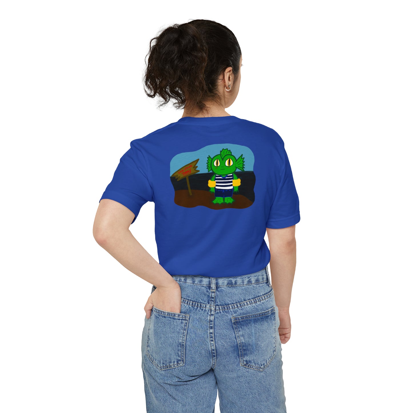 "Kreach" Spooky Dino Original - Unisex Pocket T-shirt
