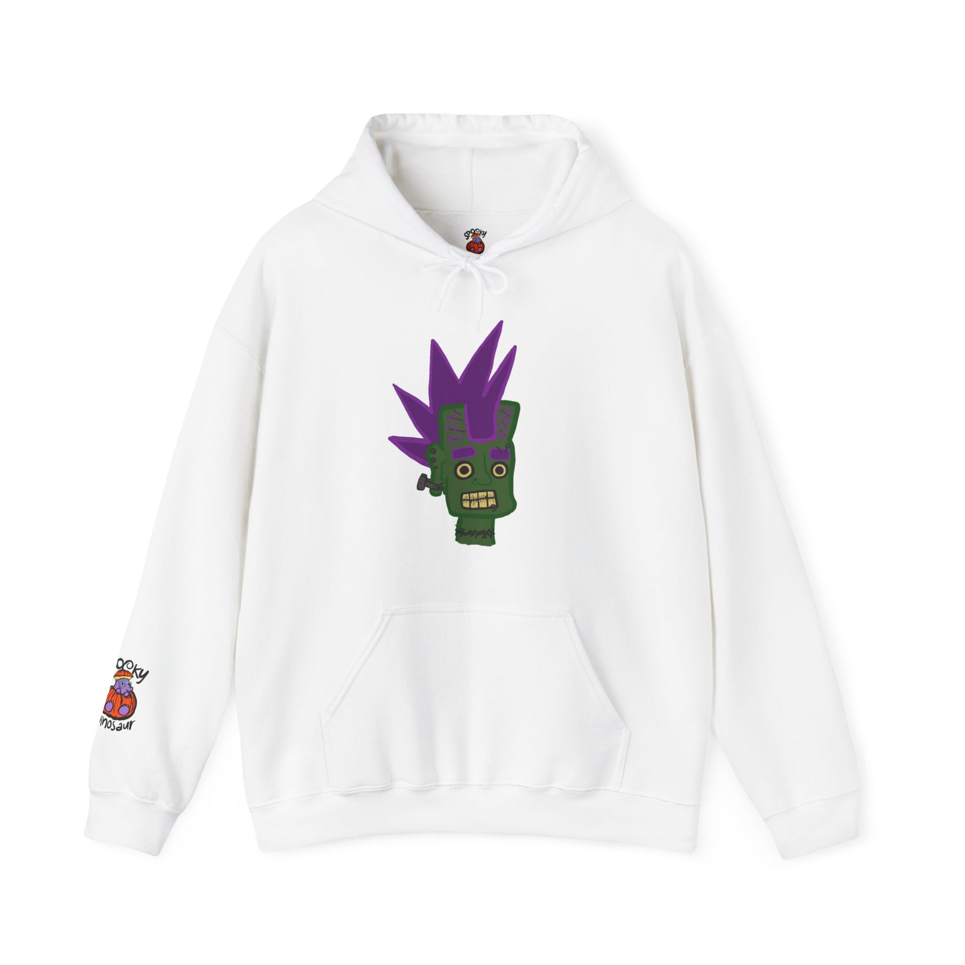 Kangaroo Pocket Hoodie |Unisex Pocket Hoodie | Spooky Dinosaur