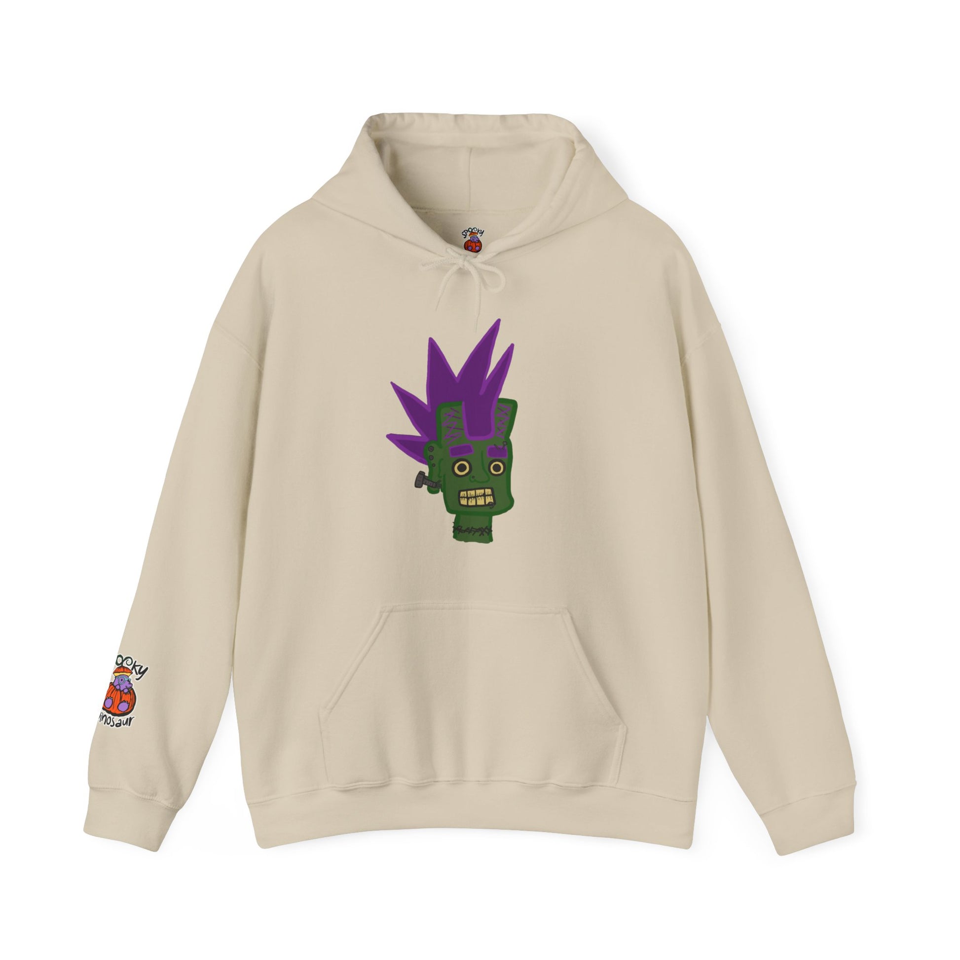 Kangaroo Pocket Hoodie |Unisex Pocket Hoodie | Spooky Dinosaur