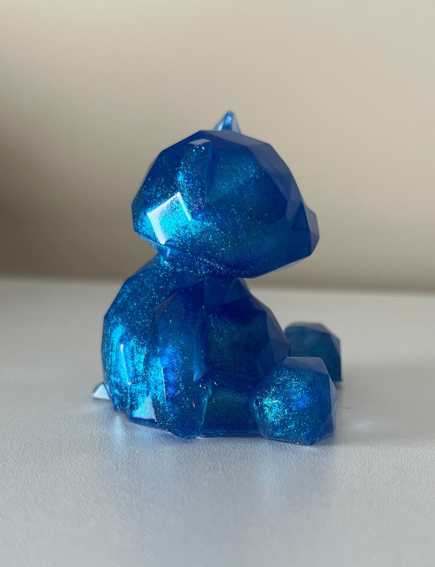 Geometric Bear Figurine