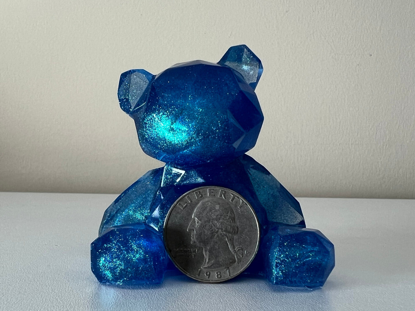 Geometric Bear Figurine