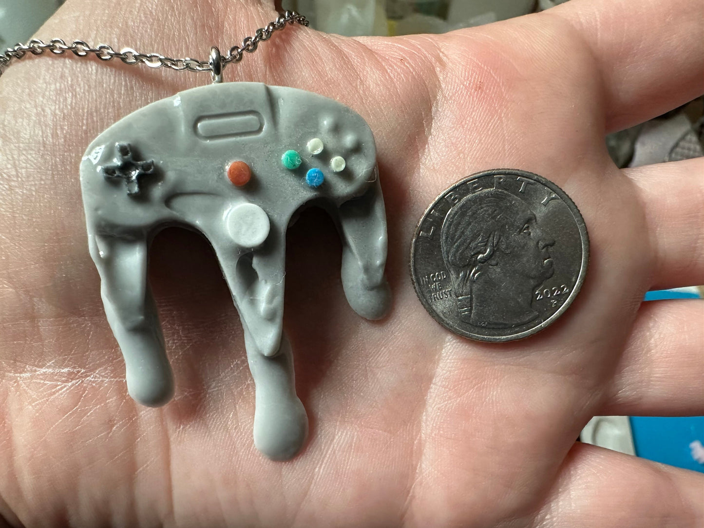 N64 Controller Drip Necklace