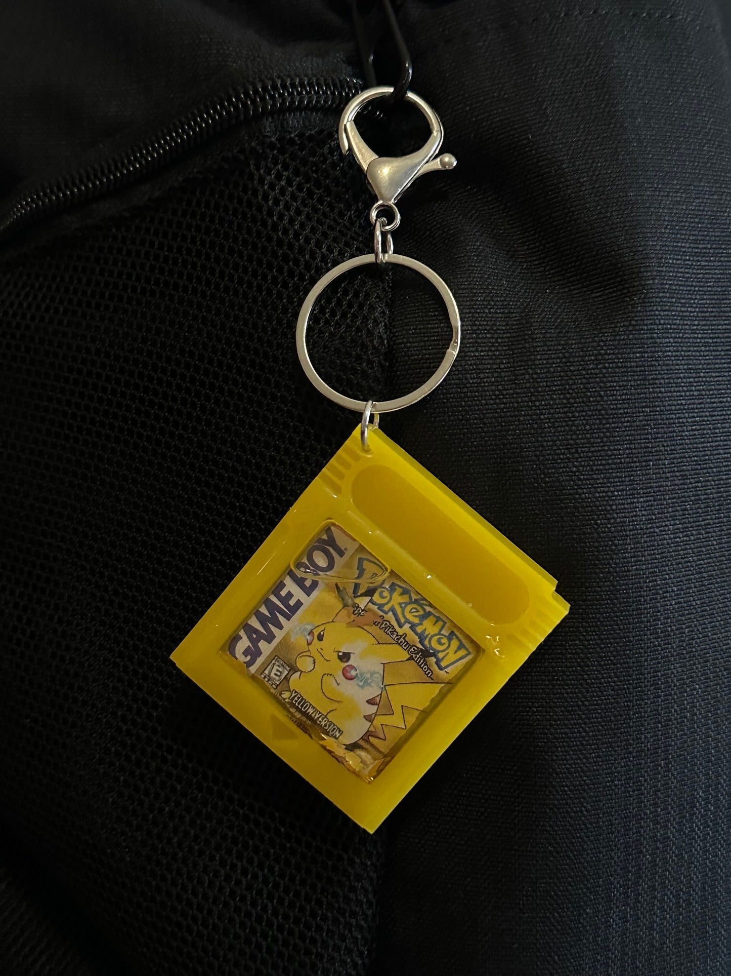 Pokémon Red Yellow Blue Game Cartridge Keychains